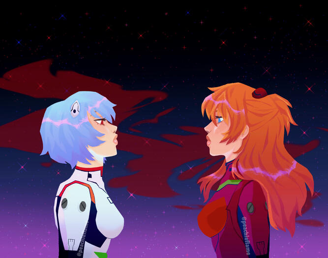 Rei and Asuka